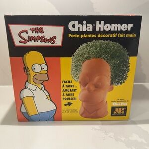 The Simpsons Chia Homer Decorative Planter - Green and Brown